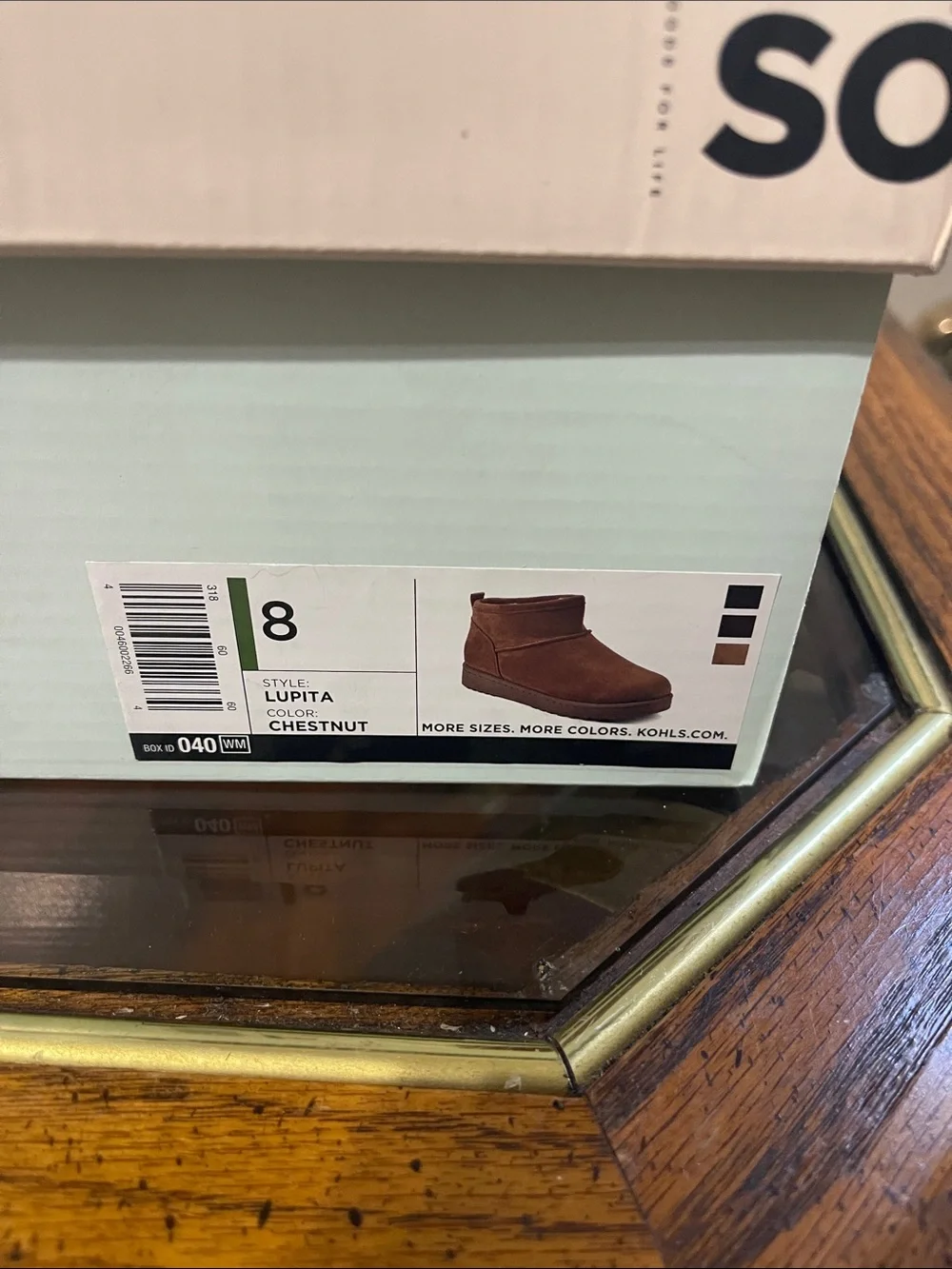 Kohl's Women's Chestnut Brown Ankle Booties